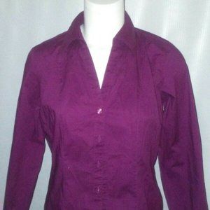 Women's Style & Company Purple Blouse Size 12